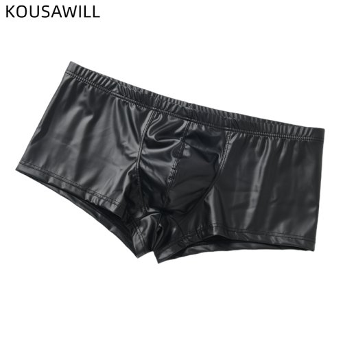Imagen de Boxers para Hombre de Piel Sintética Transpirable – Calzoncillos Sexis y Cómodos con Diseño Moderno