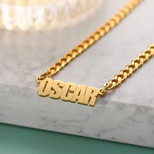 Image de Collier Personnalisé avec Nom - Bijou Unique pour Homme & Femme