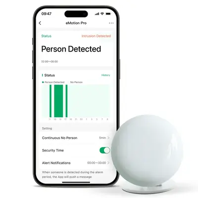 Image de Capteur de Présence Radar Intelligent pour Maison Connectée