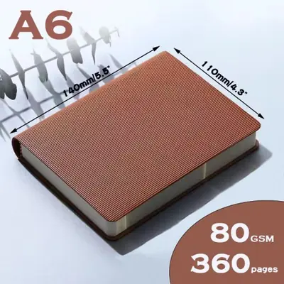 Image de Carnet A6 Ligné 360 Pages - Planificateur Étudiant & Bureau