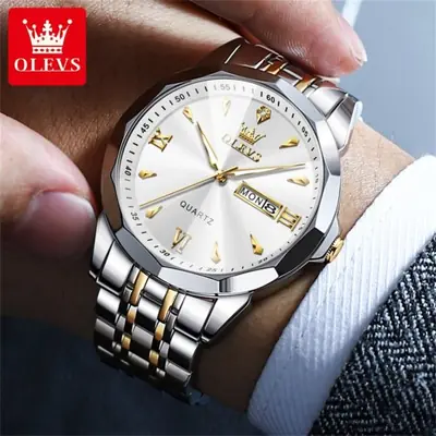 Image de Montre de Couple Lumineuse Étanche - Style Élégant pour Hommes et Femmes