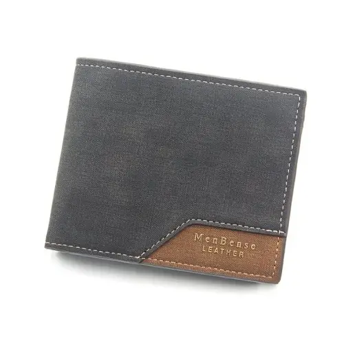 Image de Portefeuille Homme Slim en Cuir Givré - Élégant & Pratique