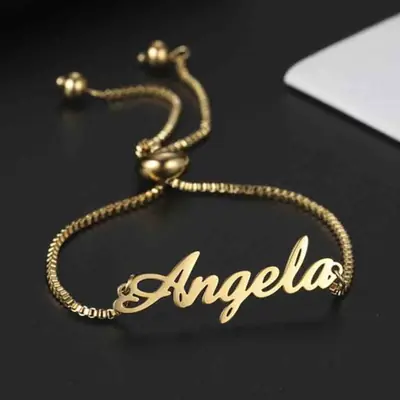 Image de Bracelets Personnalisés en Acier Inoxydable - Cadeau d'Amour Unique