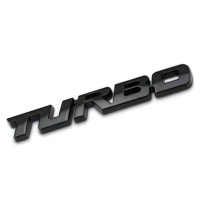 Image de Badge 3D Turbo Métallique pour Voiture