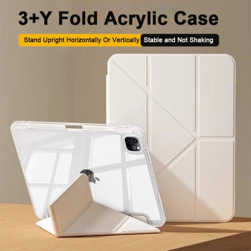 Zdjęcie Etui z uchwytem na pióro dla iPad Air 5, Air 6, iPad Pro 11 i 12 cali, iPad 10. Gen, iPad mini 7, 6 – inteligentne pokrycie z funkcją stojaka