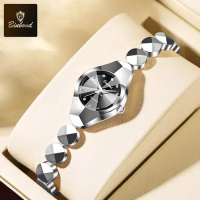 Image de Montre Femme Élégante en Acier Inoxydable - Quartz Luxe