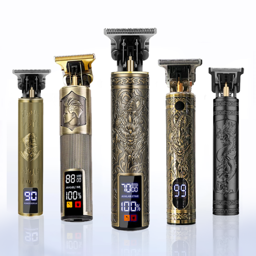 Afbeelding van Professionele T9 Elektrische Tondeuse met USB Opladen – Draagbare Scheerapparaat voor Heren met 0 mm Kapsel & Verfijnde Vervaging