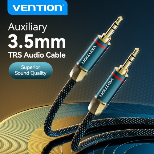 Image de Câble Audio 3.5mm Mâle à Mâle - Compatible Casque, Ordinateur, Voiture