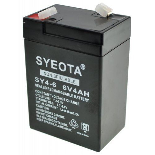 Imagen de Batería Plomo Sy4-6 Recargable 6v4ah Alarmas, Balanzas, Juguetes