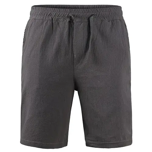 Image de Shorts Homme Lin Coton Été Respirant
