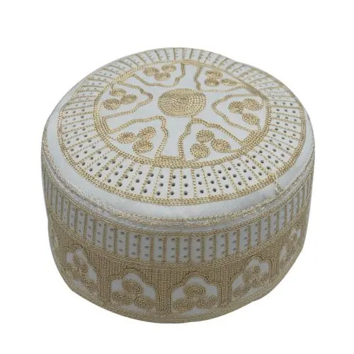 Image de Chapeau Kufi Musulman Homme - Élégant & Respirant