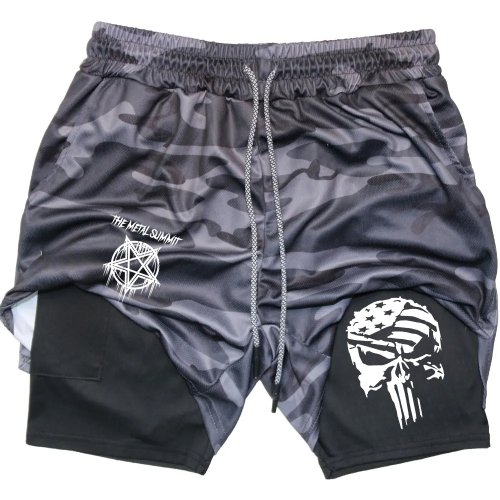 Imagen de Pantalones Cortos Deportivos para Hombre con Estampado de Anime, Doble Capa, Secado Rápido y Multifuncionales para Correr y Actividades Físicas - Tallas M a 3XL