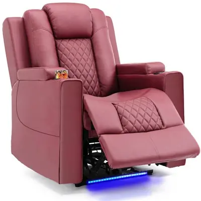 Image de Fauteuil TV Inclinable avec Massage et LED