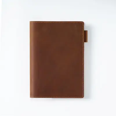 Image de Carnet A5/A6 en Cuir Artisanal - 88 Feuilles Lignées