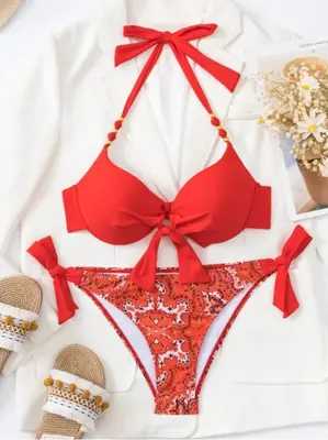 Image de Bikini Push-Up Sexy 2024 - Maillot de Bain Femme Brésilien