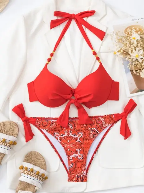 Image de Bikini Push-Up Sexy 2024 - Maillot de Bain Femme Brésilien