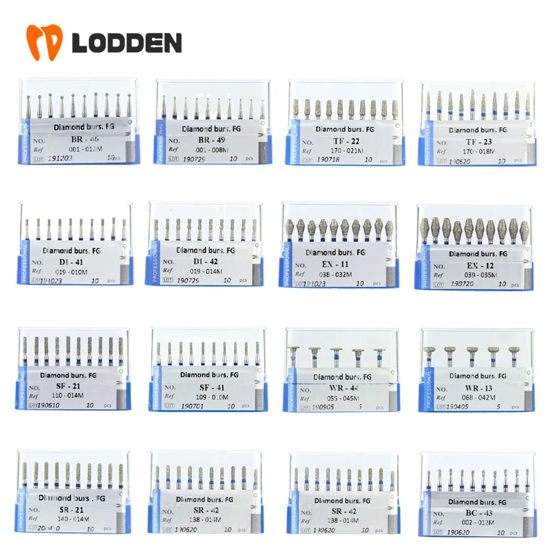 Bild von Dental Diamantbohrer Set – Präzise Zahnarztwerkzeuge