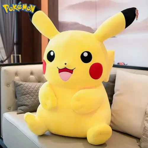 Image de Peluche Pikachu Souriant - 30 à 60 cm