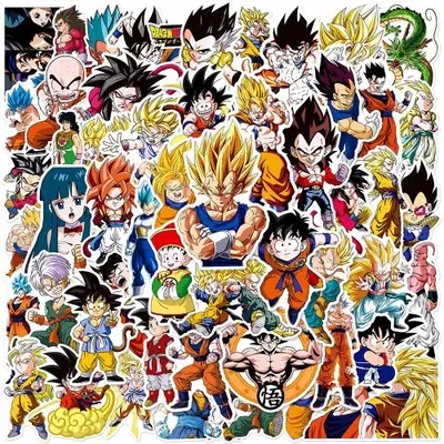 Image de Stickers Dragon Ball Z - Son Goku & Héros Anime