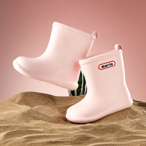 Afbeelding van Vrolijke Mario Kids Regenlaarzen voor Jongens en Meisjes – Waterdichte, Schattige Waterschoenen met Speelse Design