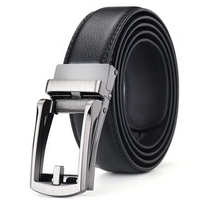 Image de Ceinture Homme Cuir Véritable - Boucle Automatique & Régulable