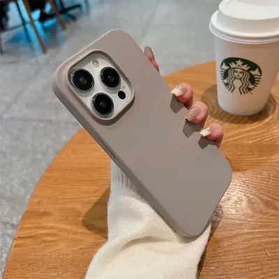 Image de Coque pour iPhone Antichoc Gris Titane - Protection Souple & Robuste