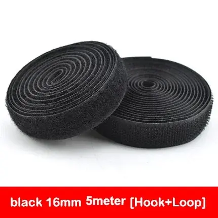 Zwart 16mm 5meter