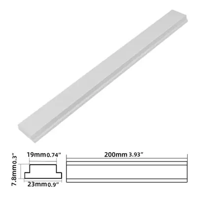 Image de Barre Coulissante T 200mm pour Onglet en Aluminium