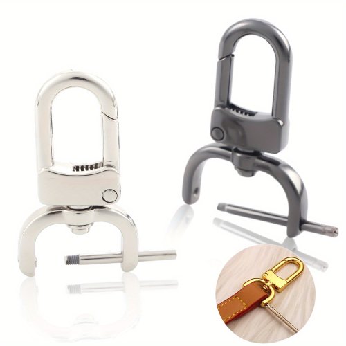 Image of Premium Detachable Snap Hook Swivel Clasp Set – Durable Metal Bag Hardware for Purse Straps, Keychains & Handbag Repairs
