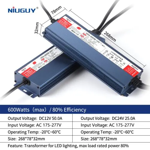 600W (AC175V-277V)