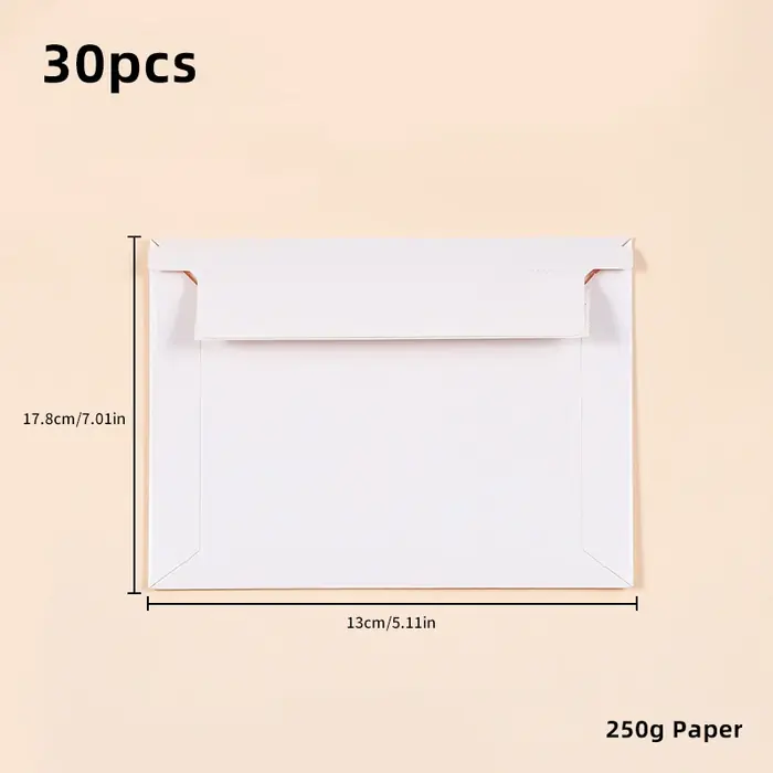 Image de Enveloppes Kraft A4, A5, A6 - Lot de 30 pièces