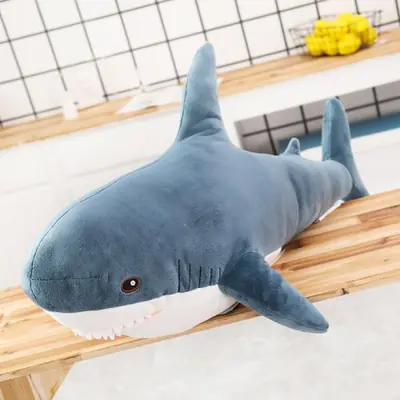 Image de Peluche Requin Mignon 140cm - Douce et Kawaii