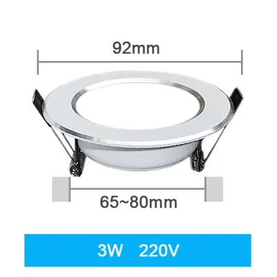 Image de Spot LED Encastrable Rond - Éclairage Intérieur 3W à 18W