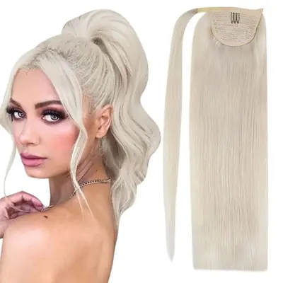 Image de Extensions Cheveux Naturels Droits - 80g, Sans Pince