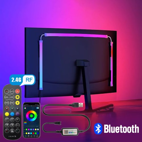 Imagen de Tira LED RGBIC con Bluetooth para PC y Juegos