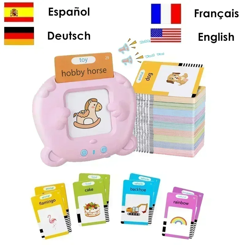 Imagen de Libro de Audio Electrónico para Niños con Tarjetas Flash Parlantes