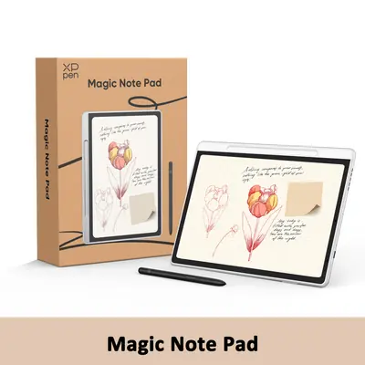 Image de Tablette Graphique XPPEN Magic Note Pad Blanc - Écriture, Lecture et Dessin