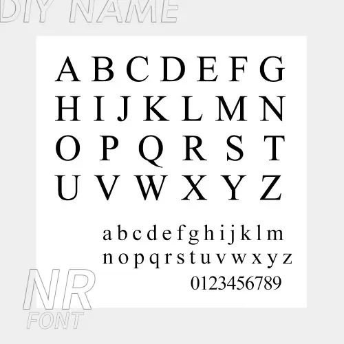 SMTBLKZ-NR czcionka