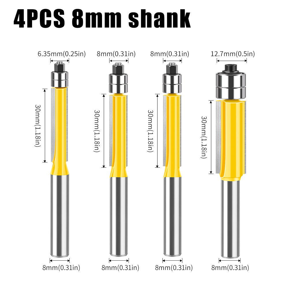 4PCS 0.8cm tige