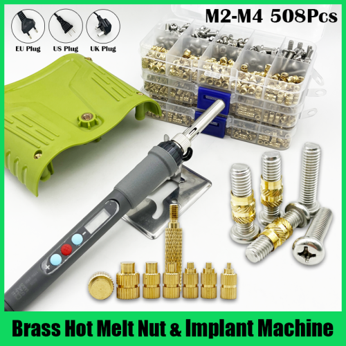 Immagine di Accessori per Stampante 3D e Saldatura a Caldo - Inserti in Ottone M2 M3 M4