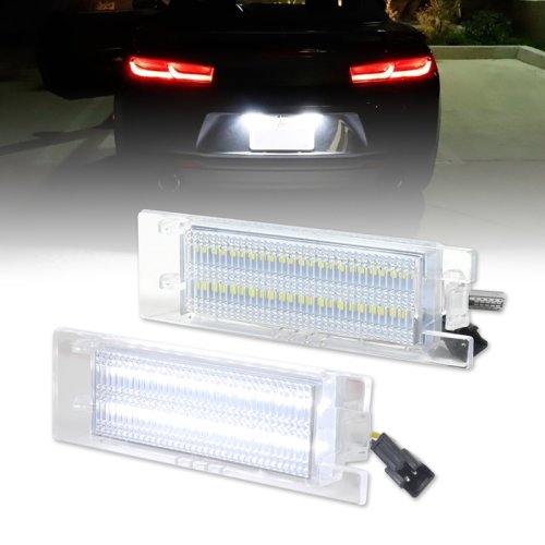 Imagen de Luz LED para Matrícula Canbus Color Blanco Compatible con Alfa Romeo 147, 156, 159, 166, Brera, Giulietta, Tipo 940, Mito, Romeo GT, Spider 939 - Pack de 2 Unidades