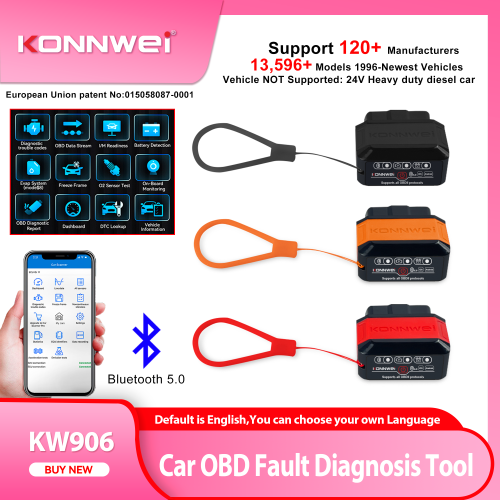Imagen de Escáner OBD2 Bluetooth 5.0 para Coches - Diagnóstico de Motor con App