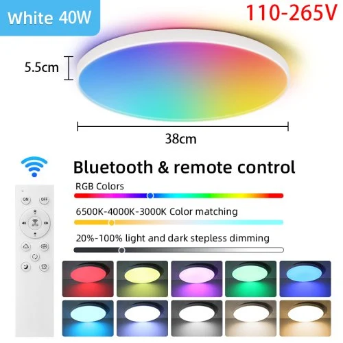 40W RGB W 110-265V