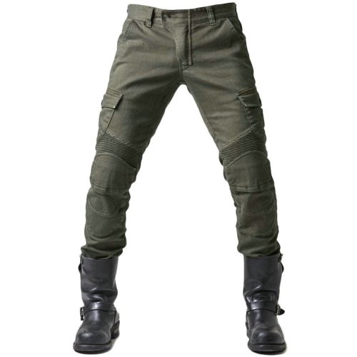 Image de Pantalon Moto Noir Homme - Protection Détachable & Style Urbain