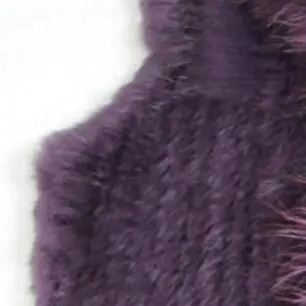 Image de Poncho en Fourrure de Lapin Véritable - Élégant & Chaud