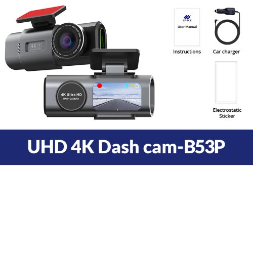 Image de Caméra de bord 4K avec Wi-Fi et GPS