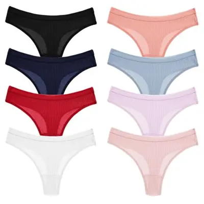 Image de Ensemble de 8 Culottes Femme - Coton Respirant & Confortable