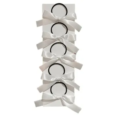 Image de 5 Pièces Accessoires Cheveux Femme - Nœud Noir Mignon