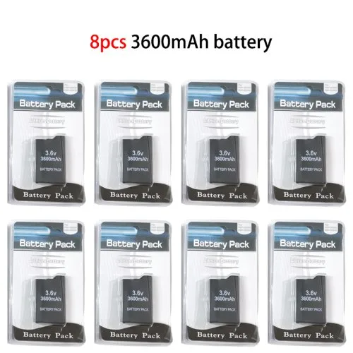 8PCS 3600mAh