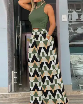 Image de Ensemble 2 pièces femme tendance été 2025